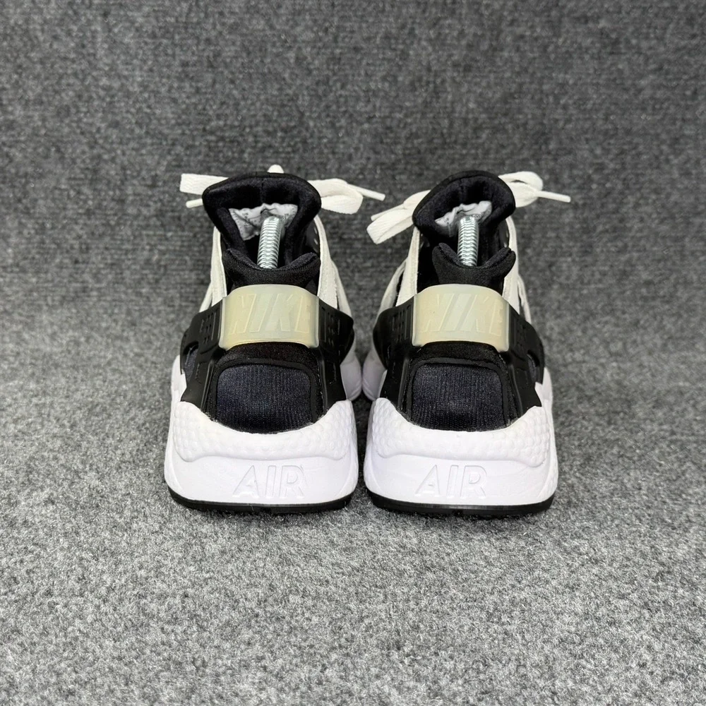 Nike Air Huarache OG Shoes Men 9 Orca White Leather Black Retro Athletic Running